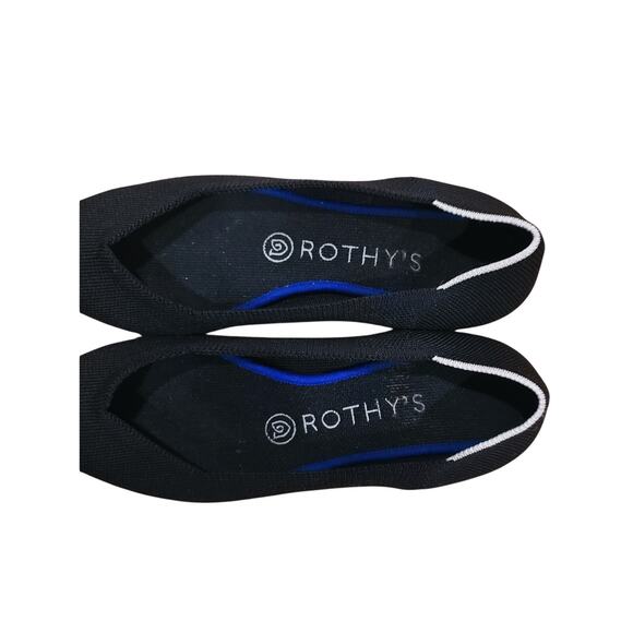 Rothy's The Point Black Ballet Flat Women's Size 7.5 - Picture 7 of 8